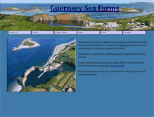 Tablet Screenshot of guernseyseafarms.com